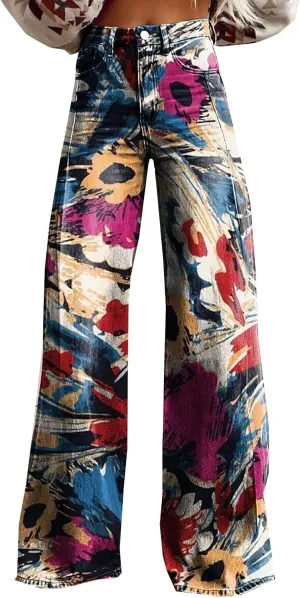 Joggers Pant with Pockets Size Printed Casual Pants Fleece Lined Sweatpants Casual Pants for Women Womens Sweatpants