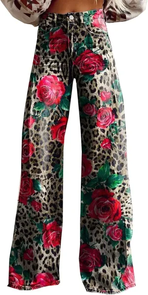 Joggers Pant with Pockets Size Printed Casual Pants Fleece Lined Sweatpants Casual Pants for Women Womens Sweatpants