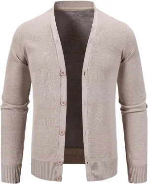Knit Cardigan Sweaters for Men Shawl Collar Cardigan Button Down Cardigan Sweater Open Front Cardigan Casual Sweaters