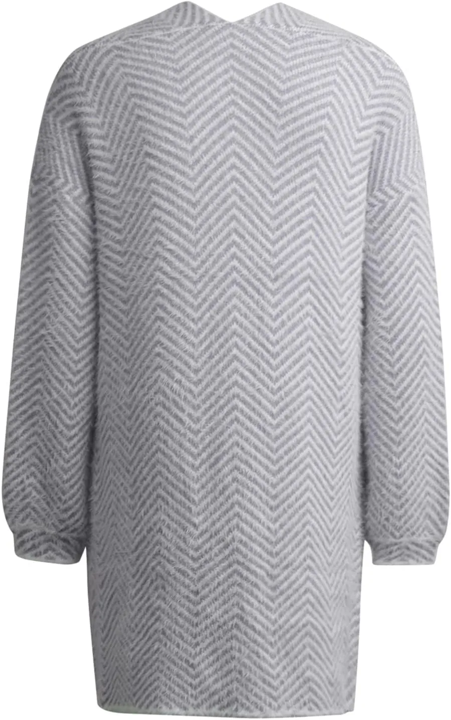 Ladies Multicolor Knitted Sweater Stitching Striped Cardigan Long-Sleeved Sweater Coat Womens Cardigans 2X