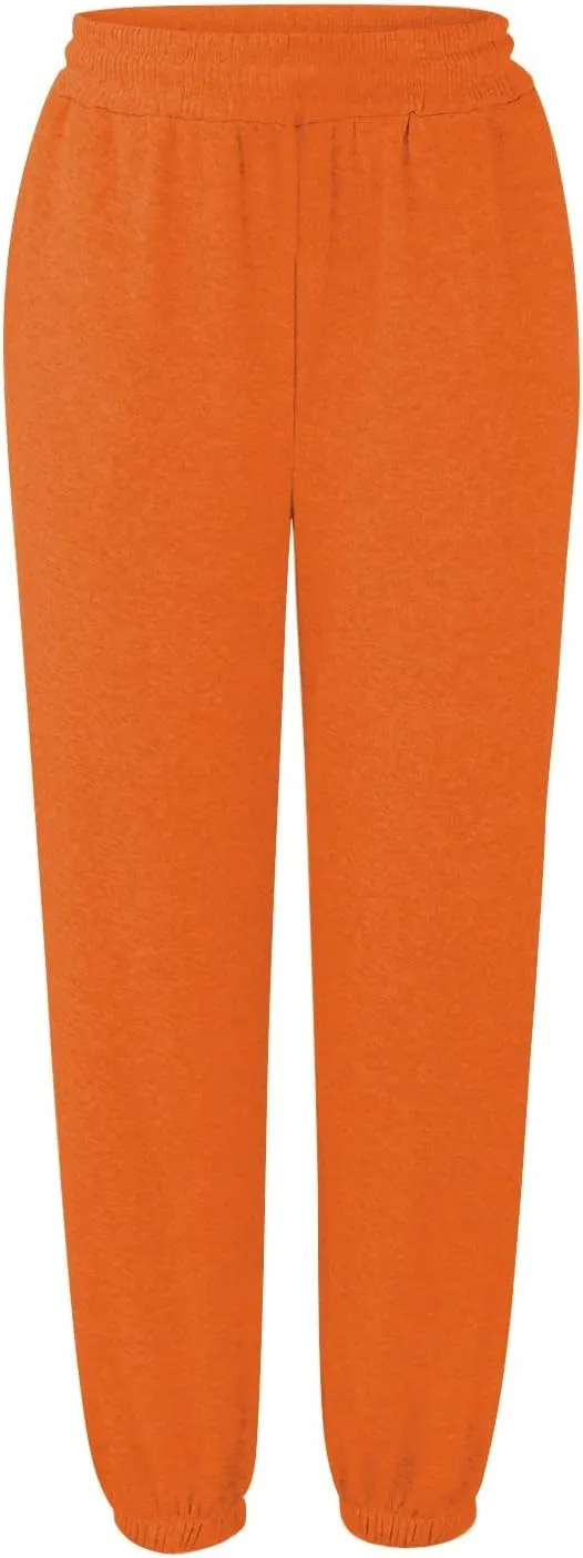 LCMTWX Baggy Womens Joggers Sweatpants Women Jogger Pants Jogging Pants with Pockets Joggers Pants Elastic High