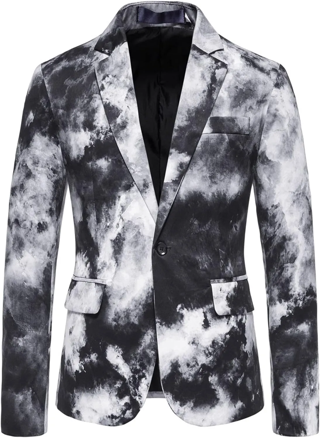 LCMTWX Blazers for Men Button Top Men's Casual Fit Suit One Jacket Charm Coat Sequin Party Men's Coats Jackets Mens Suit