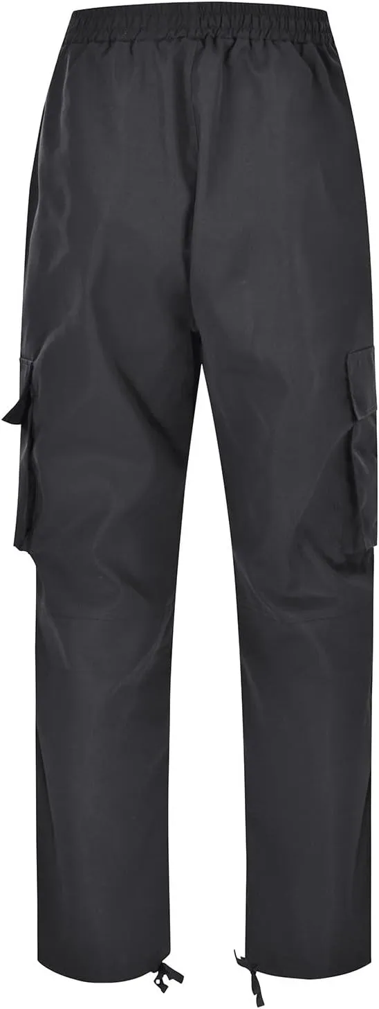 LCMTWX Cargo Pants for Men Casual Multi-Pocket Men's Trousers Tooling Solid Men's Pants Trousers with Zipper Pockets
