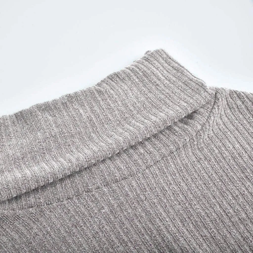 LCMTWX Women's 2023 Winter Pullover Sweater Sleeve Button Knitted Turtleneck Sweater Loose Long Sleeve Tops Shirts Womens