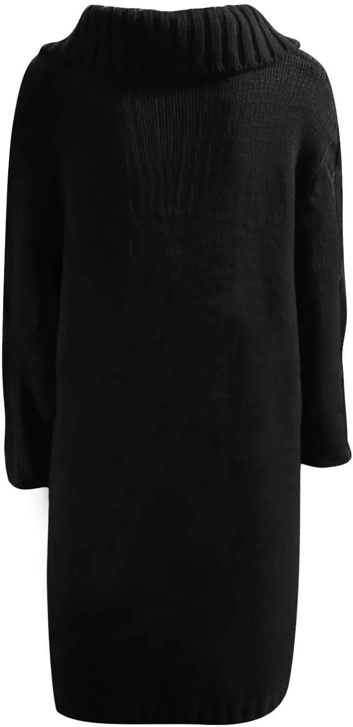 LCMTWX Womens Plus Size Sweater Button Long Pullover Women Tops Turtleneck Sweater Fall Fuzzy Knit Warm Pullover Sweater
