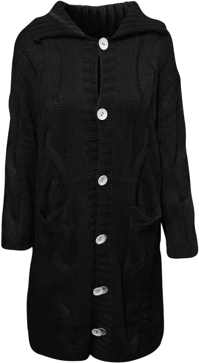 LCMTWX Womens Plus Size Sweater Button Long Pullover Women Tops Turtleneck Sweater Fall Fuzzy Knit Warm Pullover Sweater