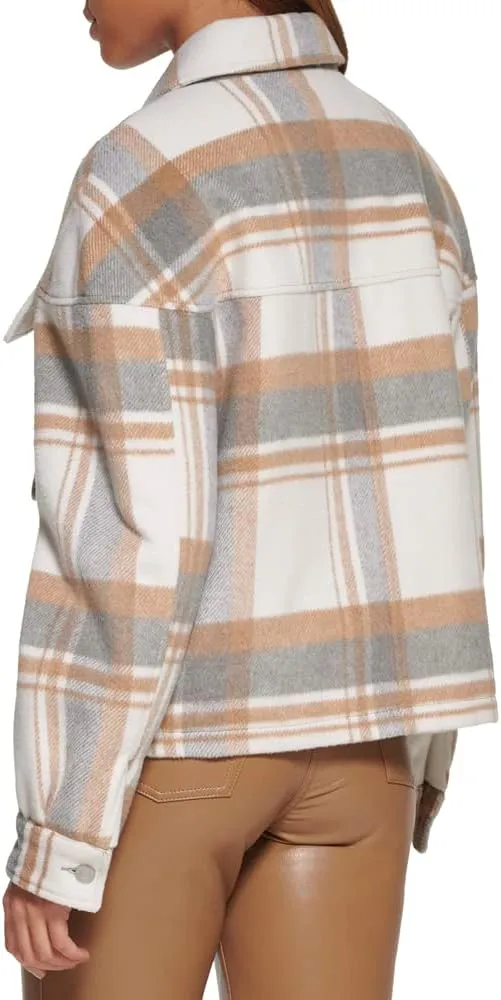 Levi's womens Wool Blend Shorty Shirt Jacket
