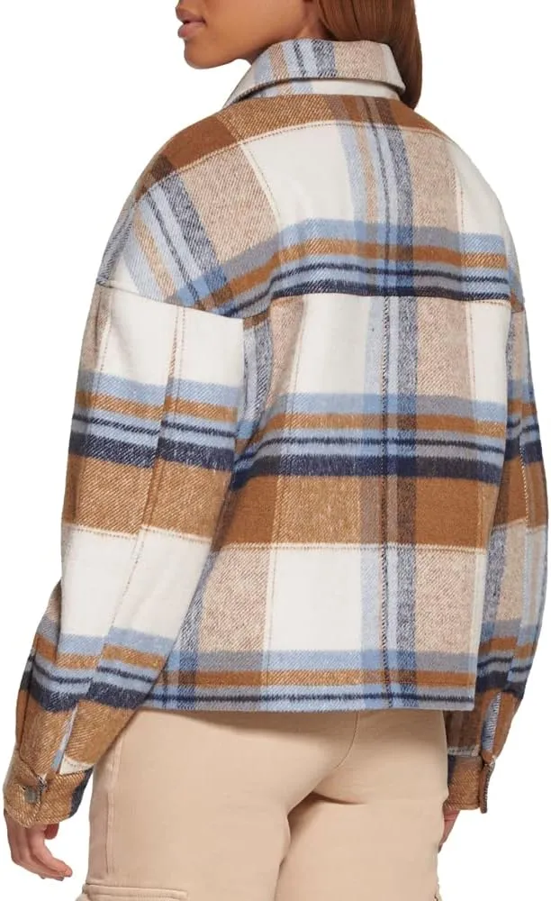 Levi's womens Wool Blend Shorty Shirt Jacket