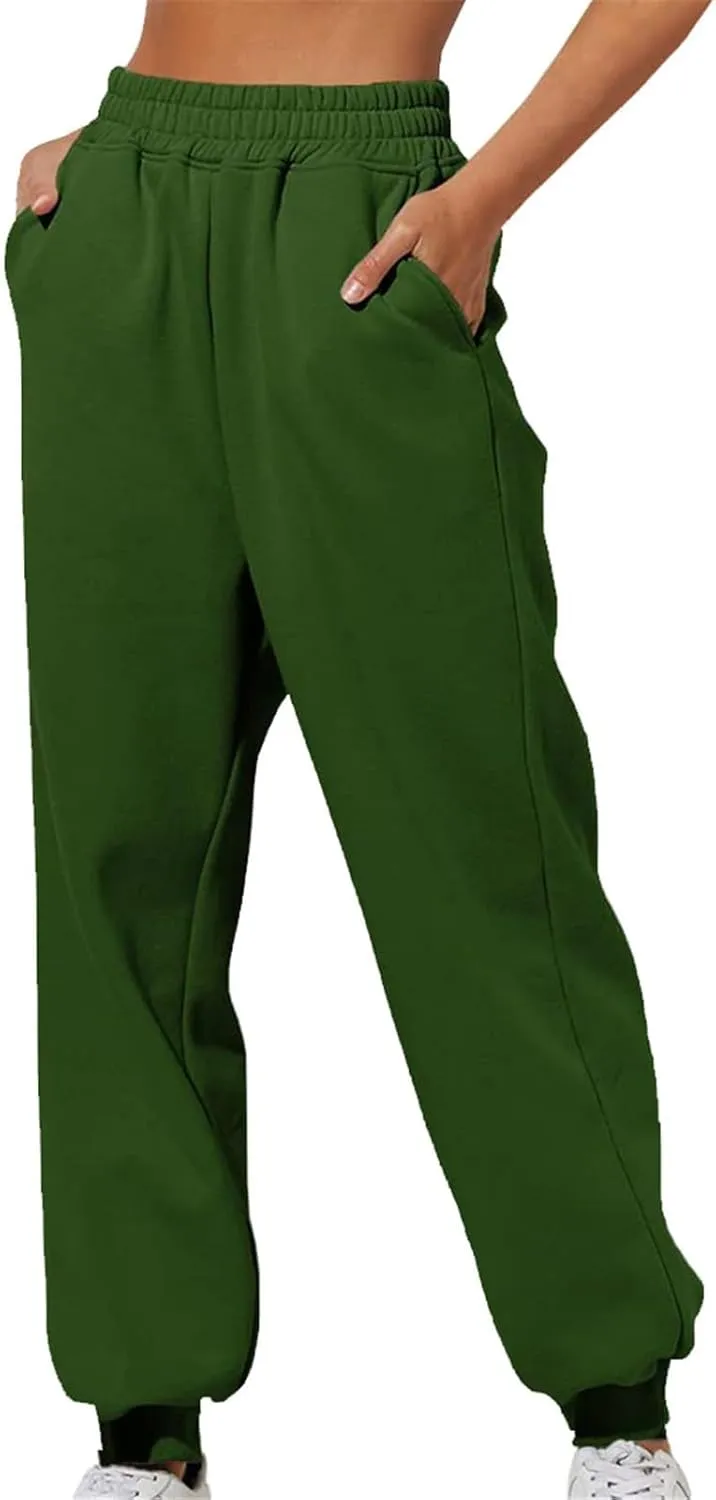 Litetao Women’s Fall Baggy Fleece Sweatpants Gym Joggers Pants Athletic Sporty Trousers Cute Sweatpants for Teen Girls A3092