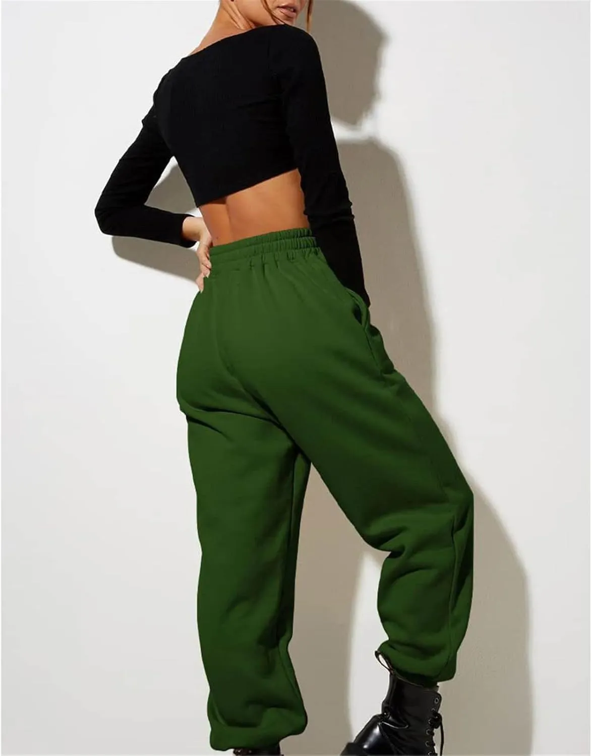 Litetao Women’s Fall Baggy Fleece Sweatpants Gym Joggers Pants Athletic Sporty Trousers Cute Sweatpants for Teen Girls A3092