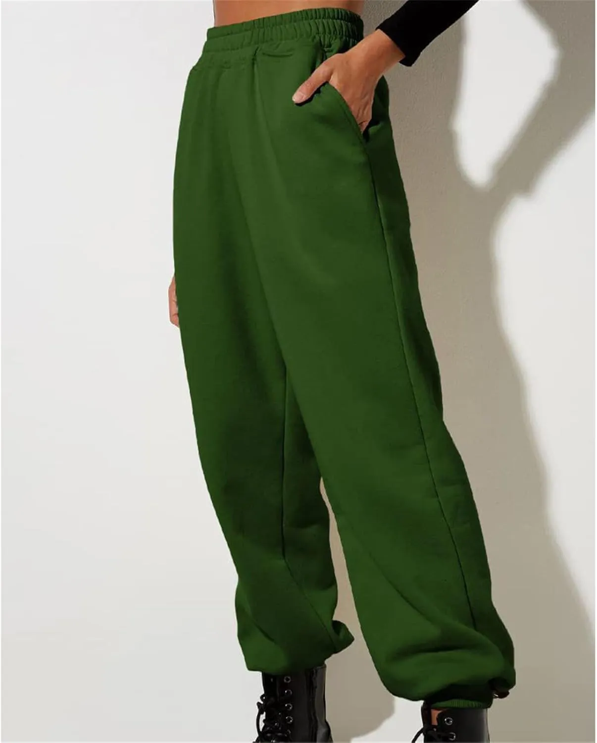Litetao Women’s Fall Baggy Fleece Sweatpants Gym Joggers Pants Athletic Sporty Trousers Cute Sweatpants for Teen Girls A3092