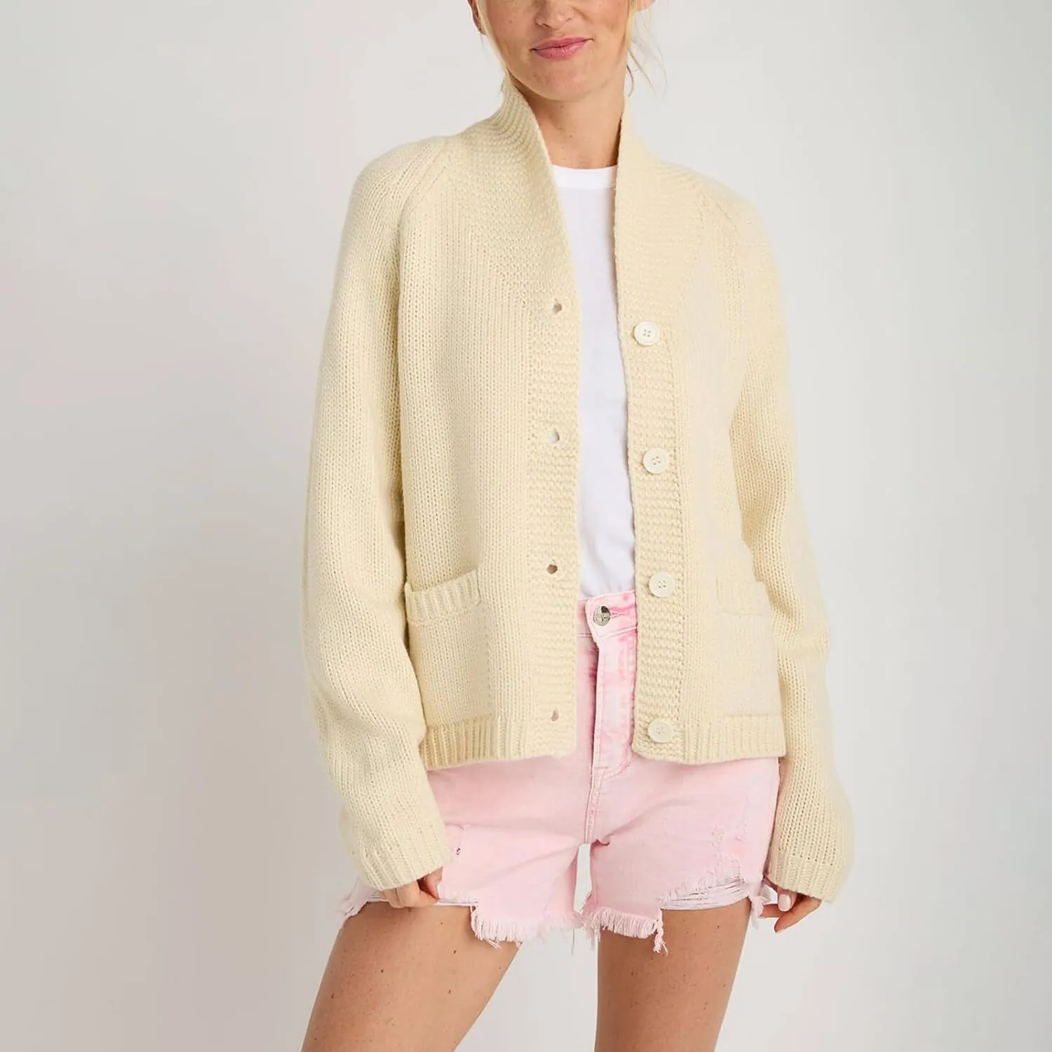 Lobster Cardigan Sweater for Women Chunky Button Down Sweater Coat Y2k Oversized Lobster Print Cardigans