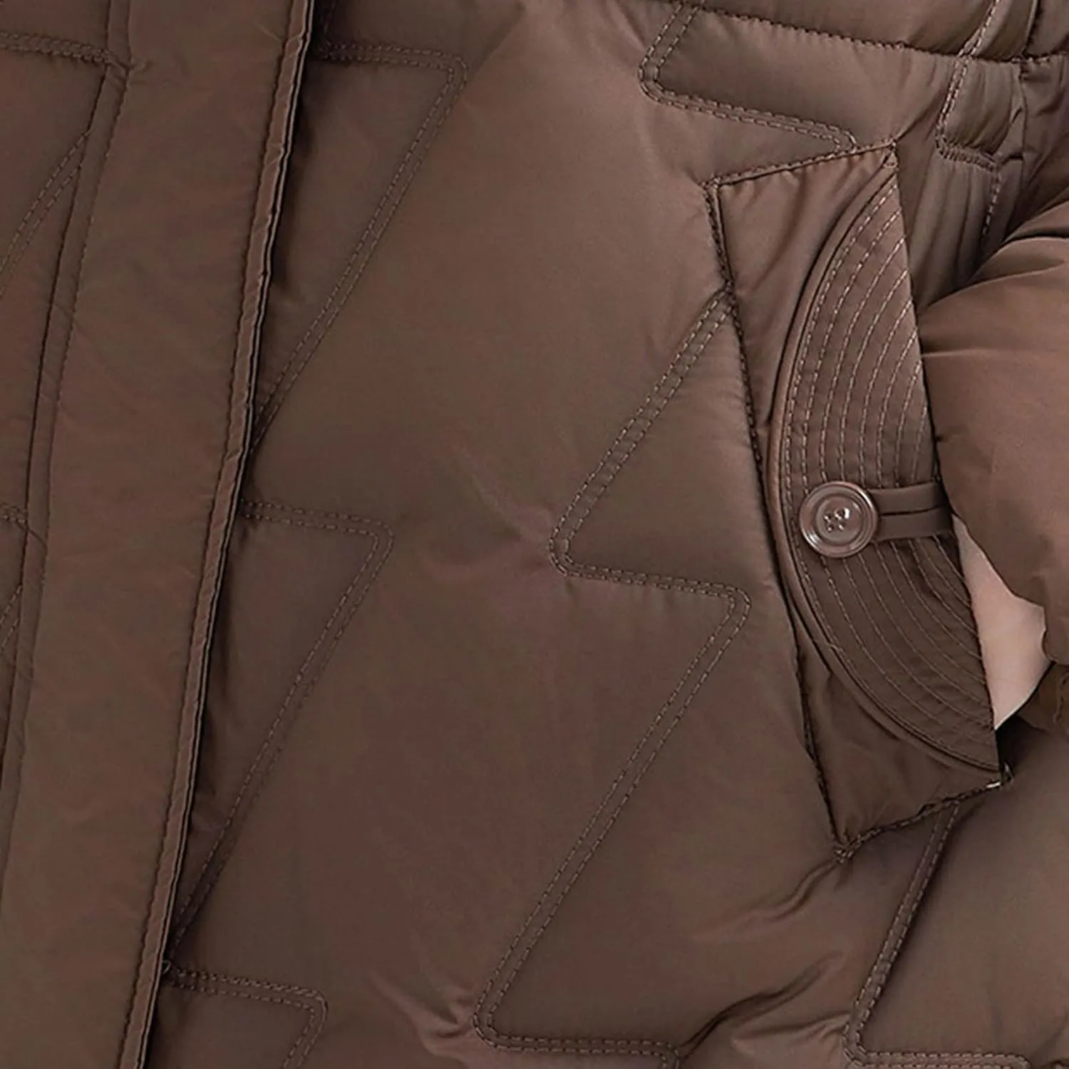 Long Parka Coats for Women 2024 Trendy Puffer Jacket Mock Neck Zip Up Down Jacket Windproof Mid Length Winter Coat