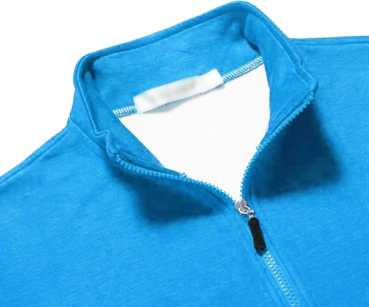 Maiyifu-GJ Men's Casual Full Zip Stand Collar Cardigans Lightweight Fleece Mock Neck Sweatshirt Slim Fit Winter Warm Jacket