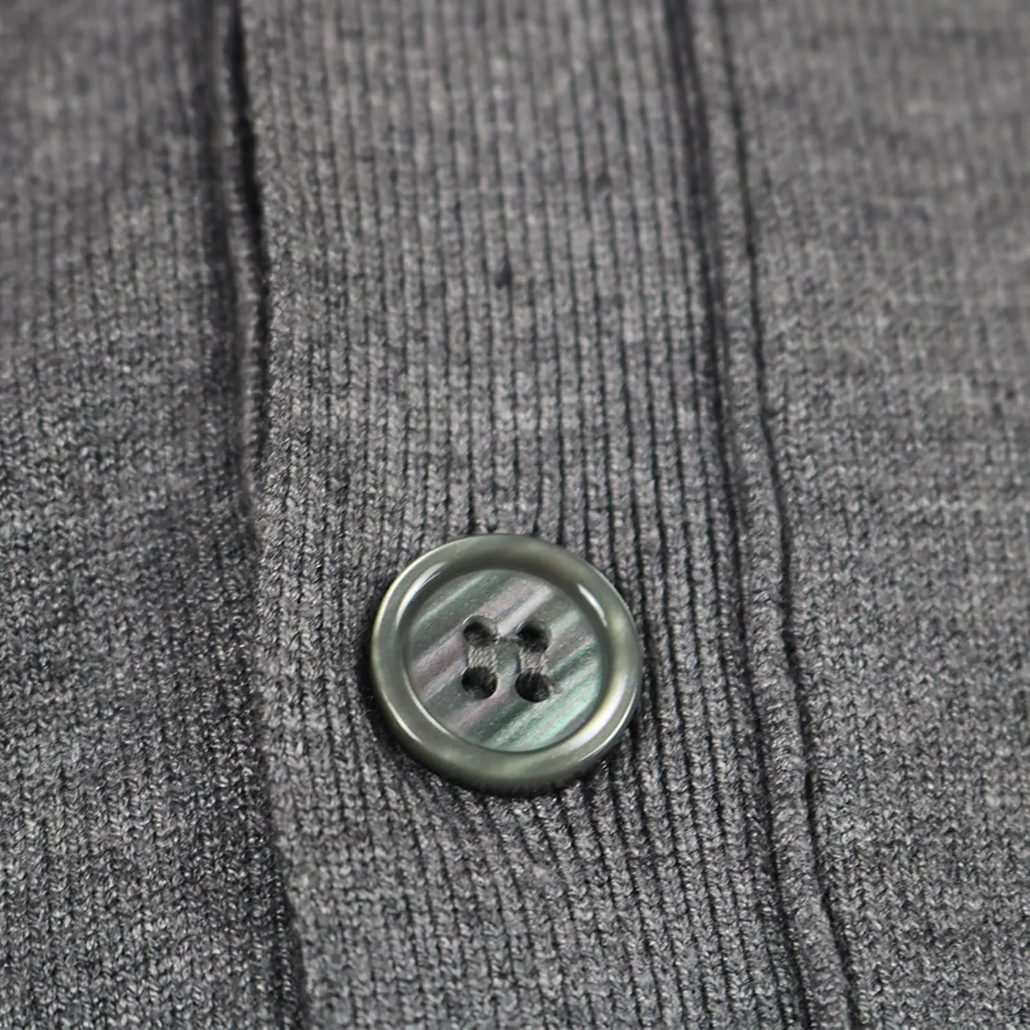 Men Cardigan V-Neck Red Snag Eyes Heart Embroidery Cotton with Button Solid Casual Fit Open Front Sweater