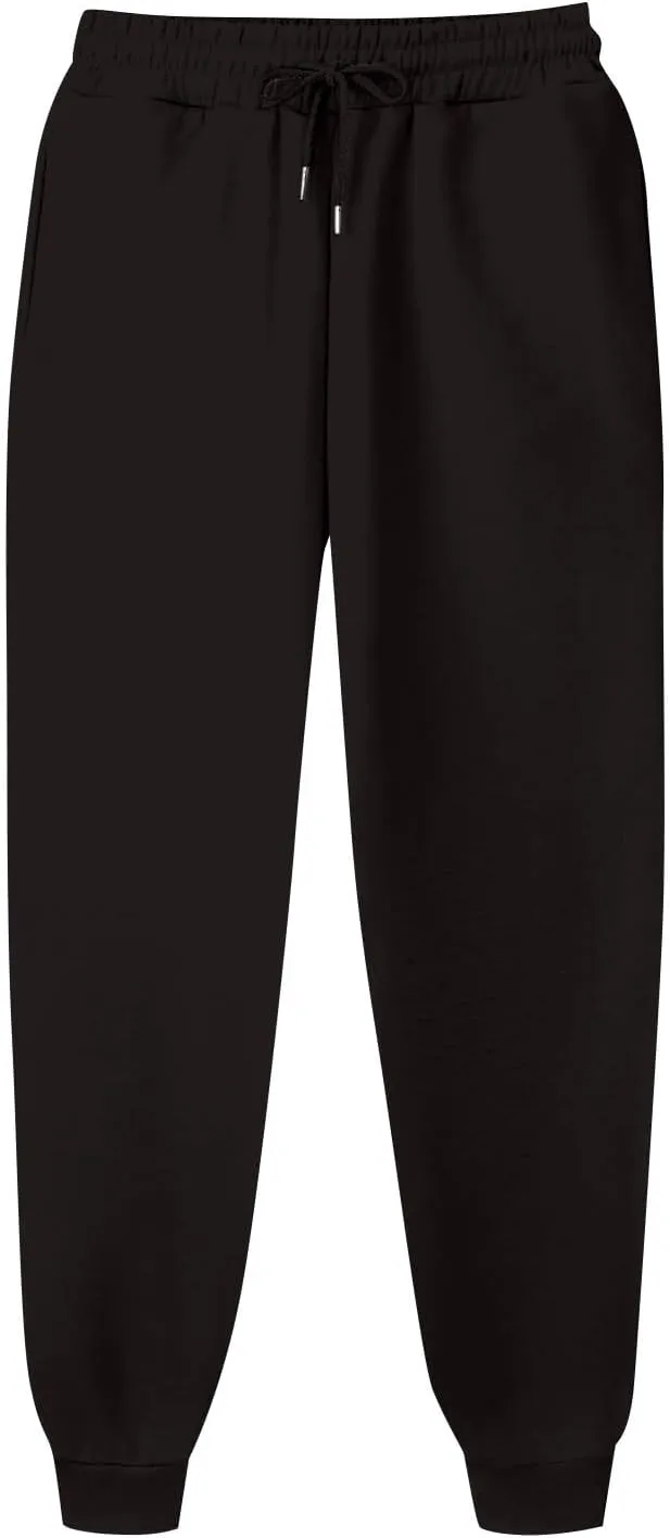 Men's Athletic Hiking Pants Lightweight Quick Dry Drawstring Joggers Running Workout Active Track Pants with Pockets