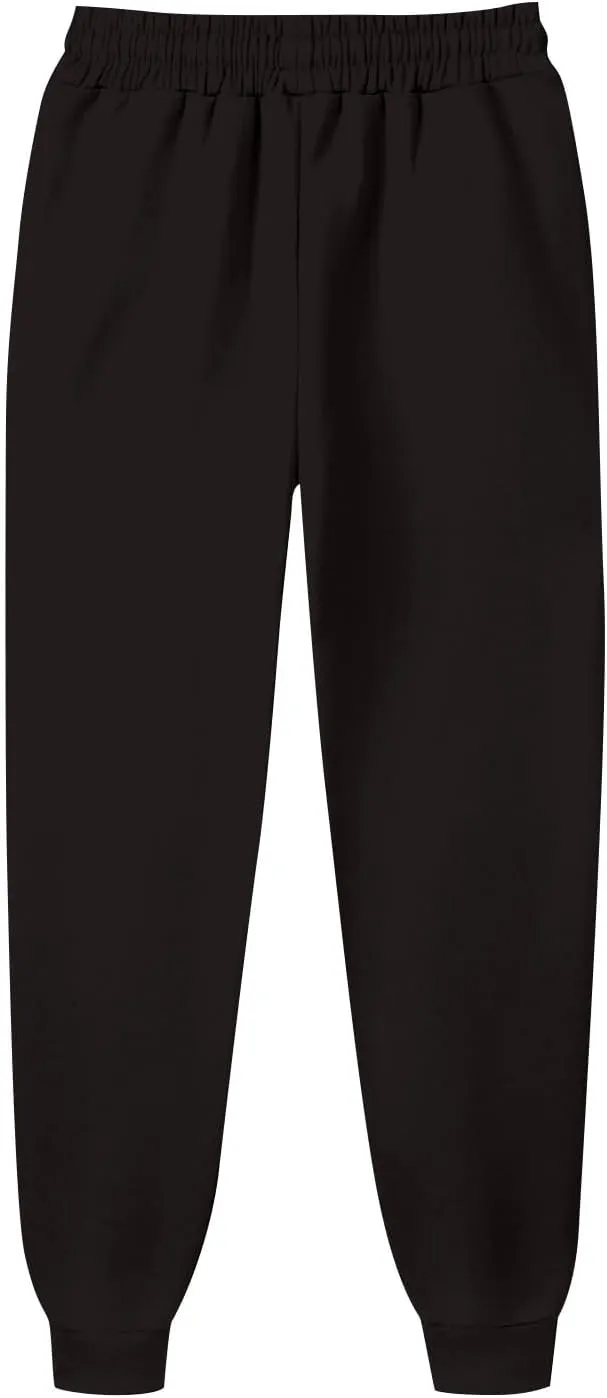 Men's Athletic Hiking Pants Lightweight Quick Dry Drawstring Joggers Running Workout Active Track Pants with Pockets