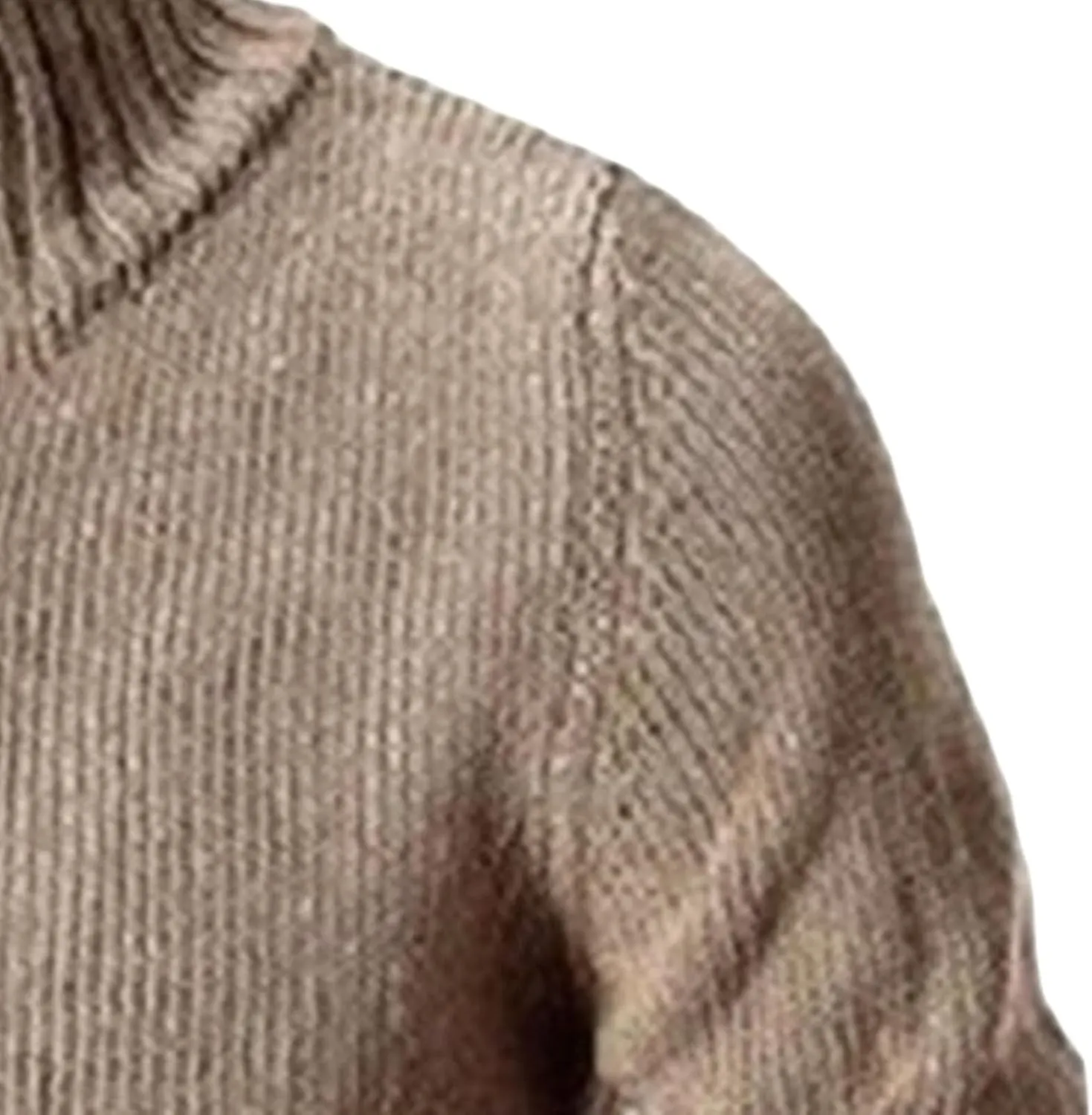 Men's Button Down Ribbed Cardigan Sweaters Stand Collar Cable Knit Sweater Loose Fit Long Sleeve Casual Cardigans