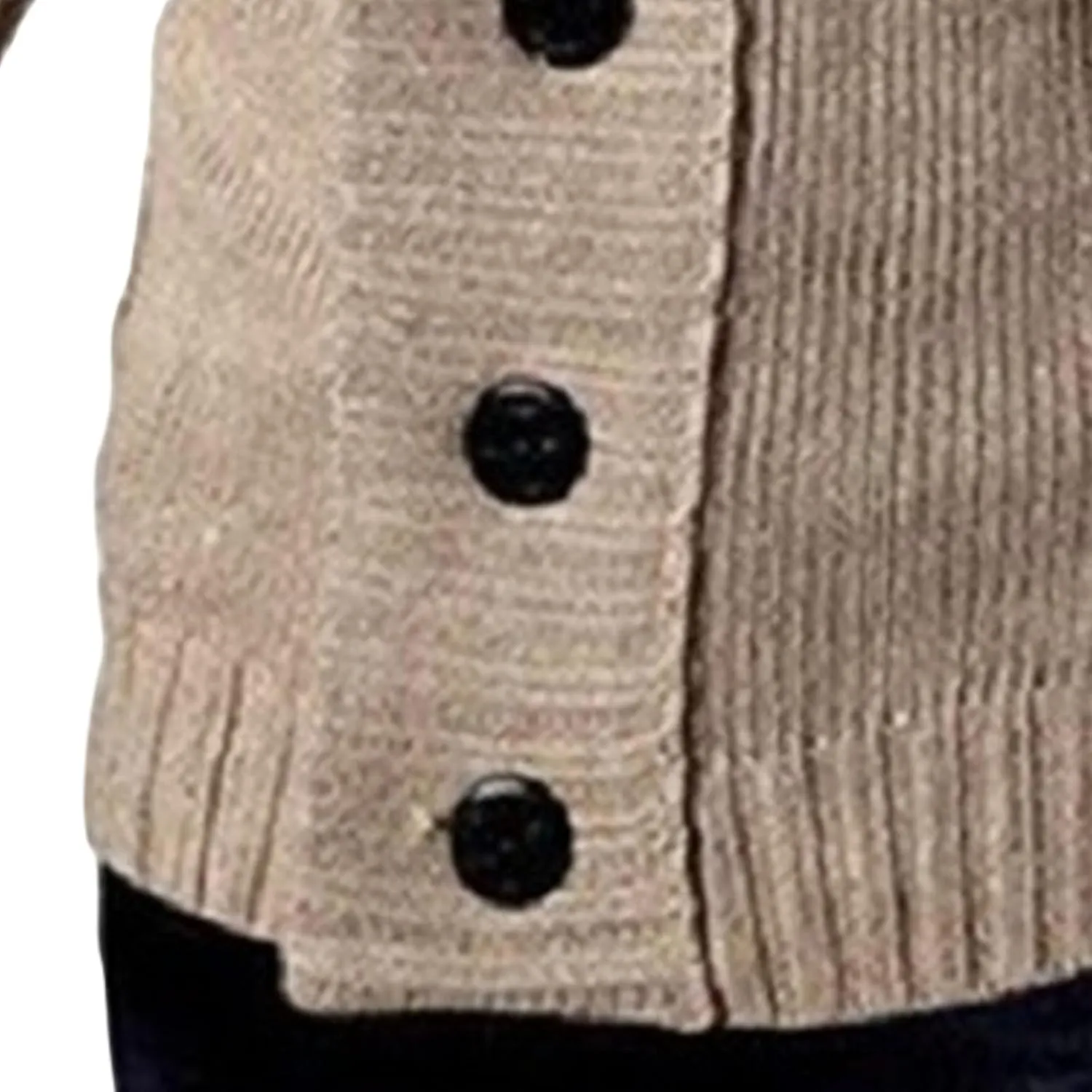 Men's Button Down Ribbed Cardigan Sweaters Stand Collar Cable Knit Sweater Loose Fit Long Sleeve Casual Cardigans