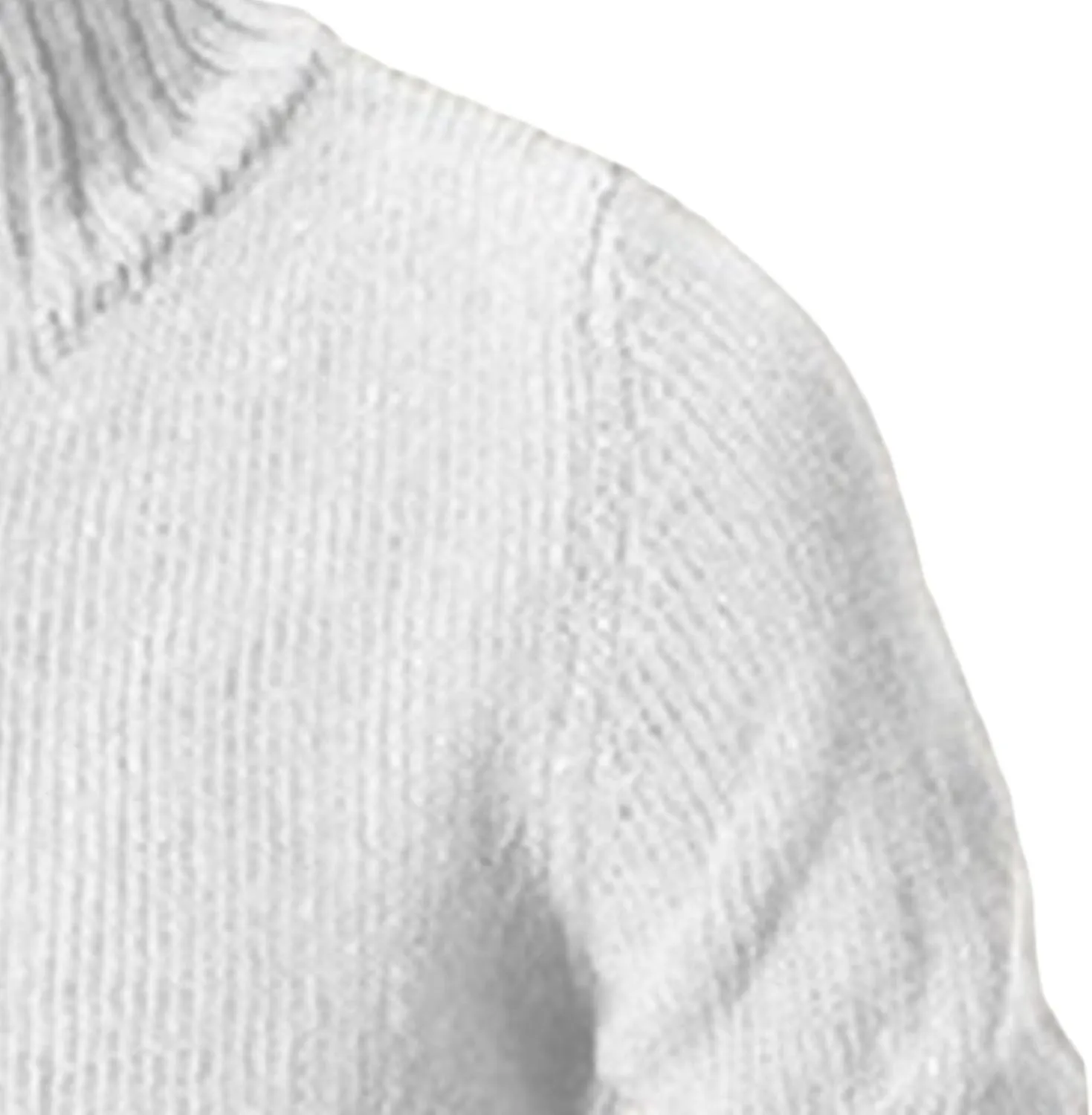 Men's Button Down Ribbed Cardigan Sweaters Stand Collar Cable Knit Sweater Loose Fit Long Sleeve Casual Cardigans