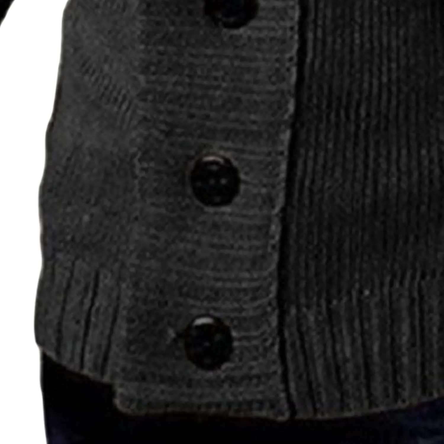 Men's Button Down Ribbed Cardigan Sweaters Stand Collar Cable Knit Sweater Loose Fit Long Sleeve Casual Cardigans