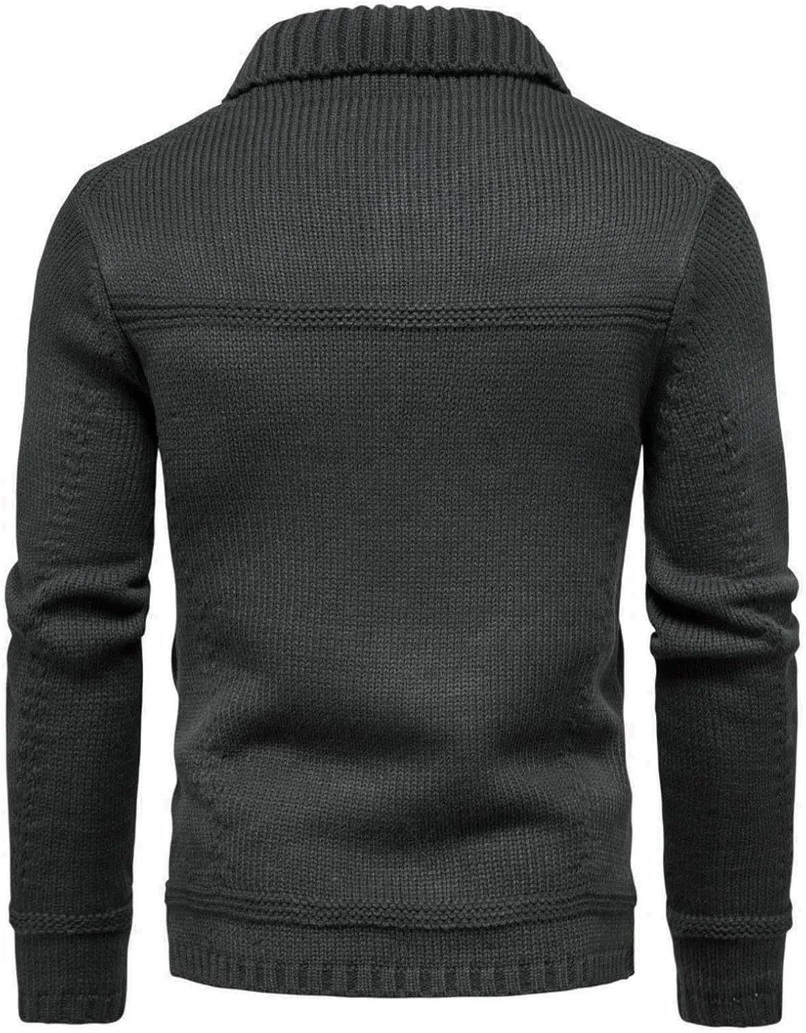 Men's Cardigan Sweaters Button Down Knit Sweater Open Front Cardigan Turn Down Collar Jacket Casual Winter Jackets