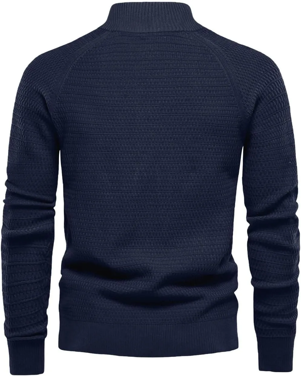 Men's Cardigan Sweaters Button Down Knit Sweater Stand Collar Sweaters Open Front Cardigan Casual Fall Tops