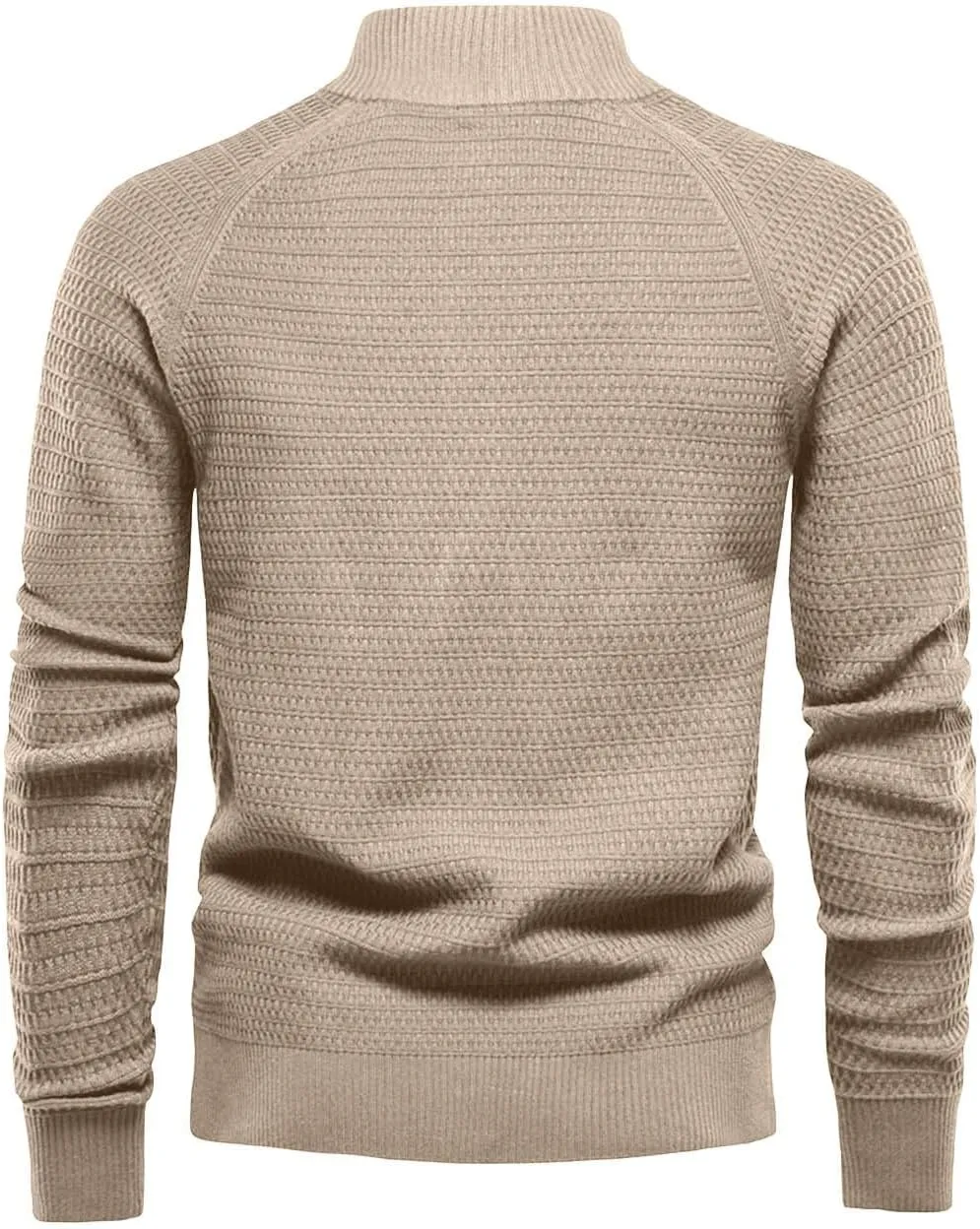 Men's Cardigan Sweaters Button Down Knit Sweater Stand Collar Sweaters Open Front Cardigan Casual Fall Tops