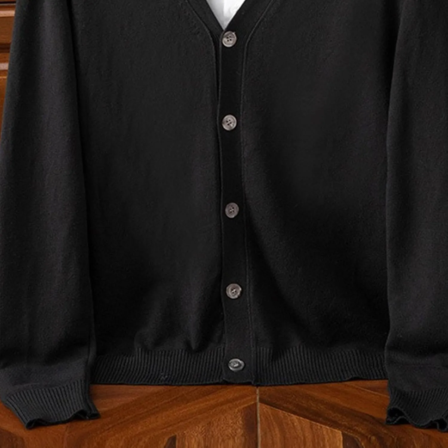 Men's Cardigan Sweaters Long Sleeve Cable Knit Cardigans Slim Fit Casual Button Down Ribbed Sweaters Outerwear