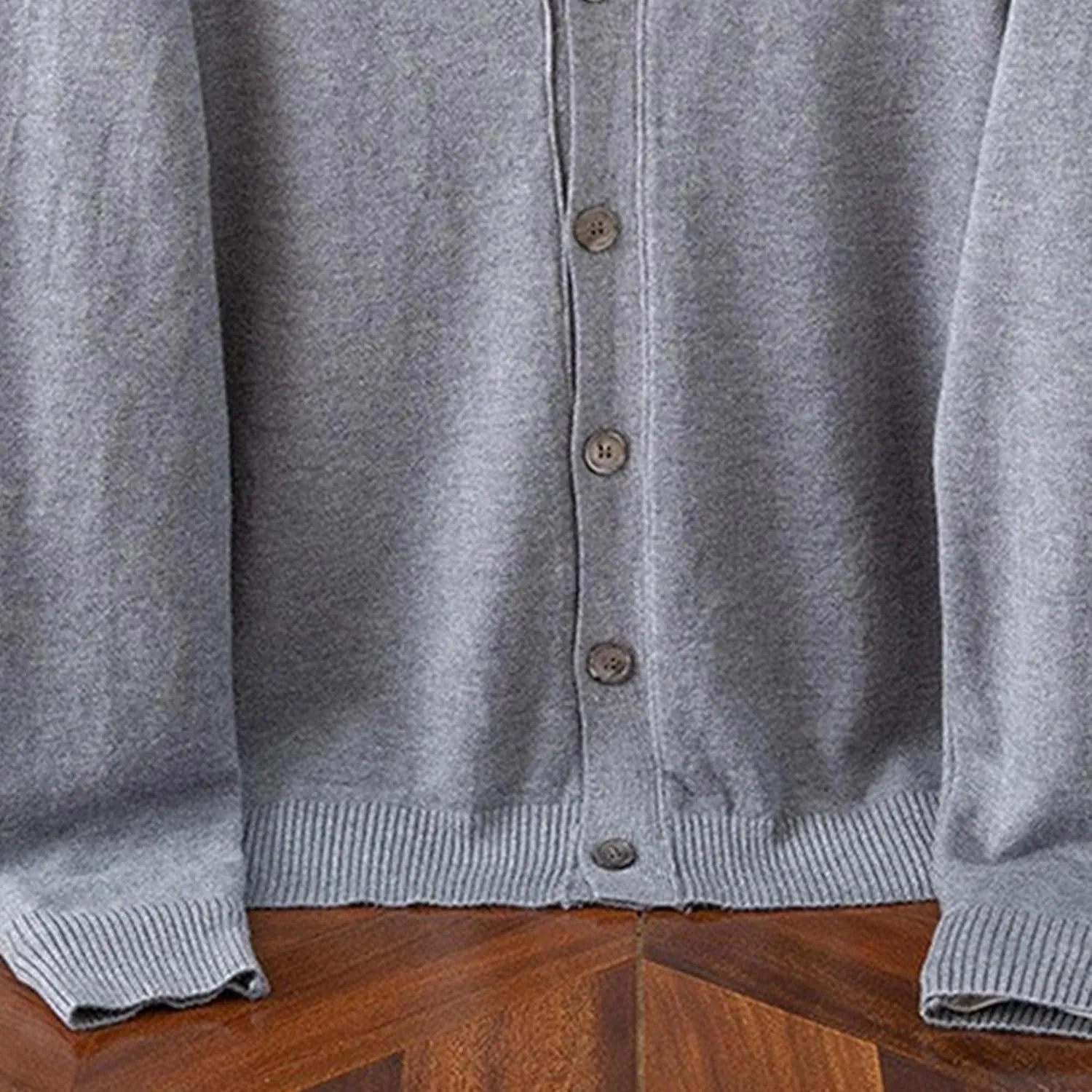 Men's Cardigan Sweaters Long Sleeve Cable Knit Cardigans Slim Fit Casual Button Down Ribbed Sweaters Outerwear