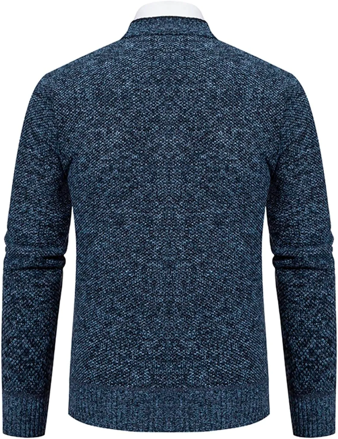 Men's Cardigan Sweaters Slim Fit Casual Button Down Cable Knitted Sweater Long Sleeve V-Neck Fashion Cardigans Top