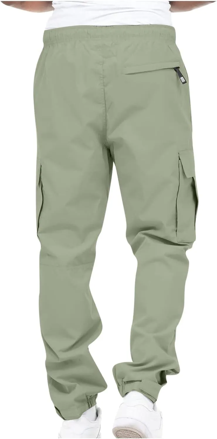 Men's Cargo Pants with Pockets Sweatpants Pants Joggers for Athletic Pants Workout, Jogging, Running, S-5XL