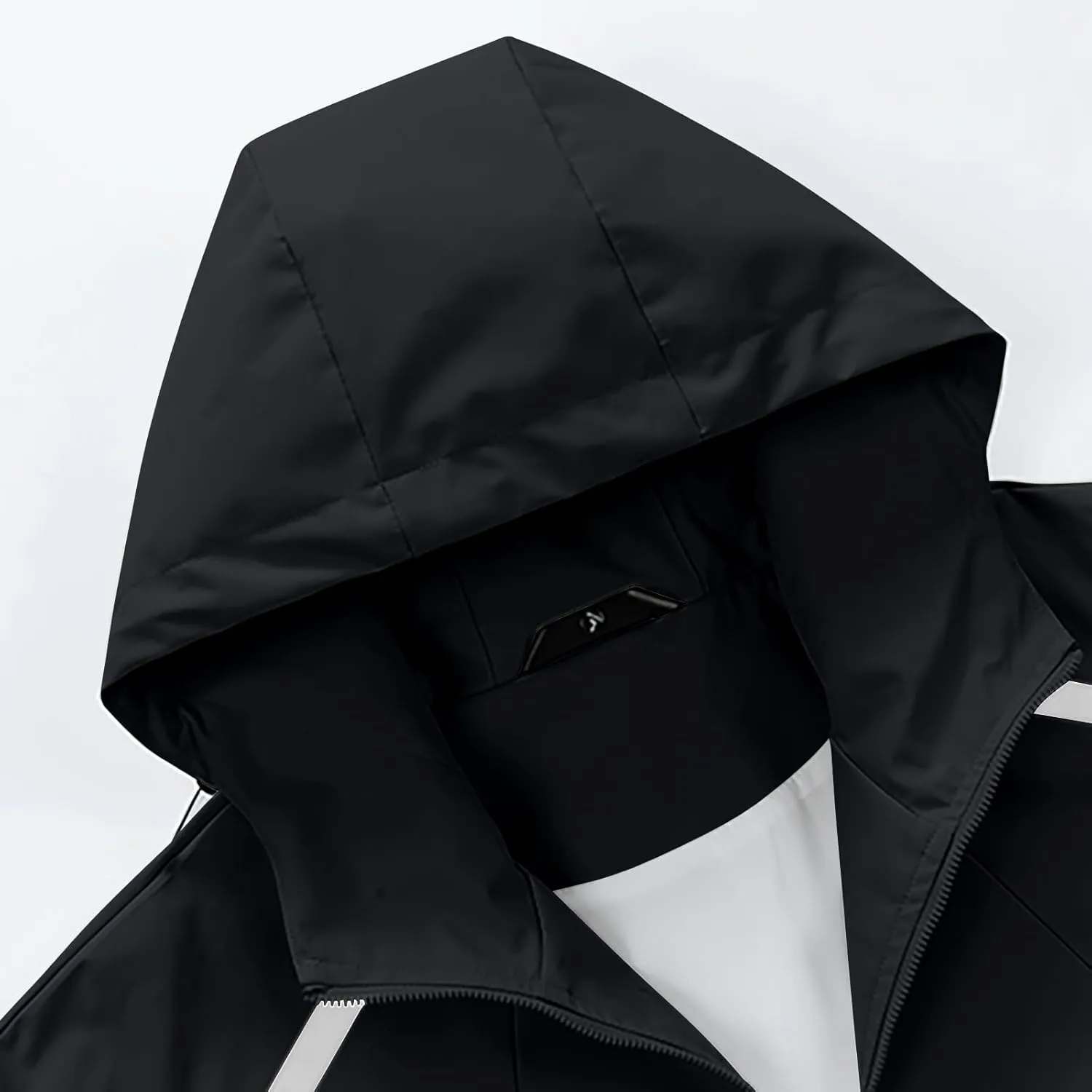 Men's Casual 2024 Drawstring Jacket Coats Trendy Loose Fit Long Sleeve With Zipper Classic Solid Hooded Jacket