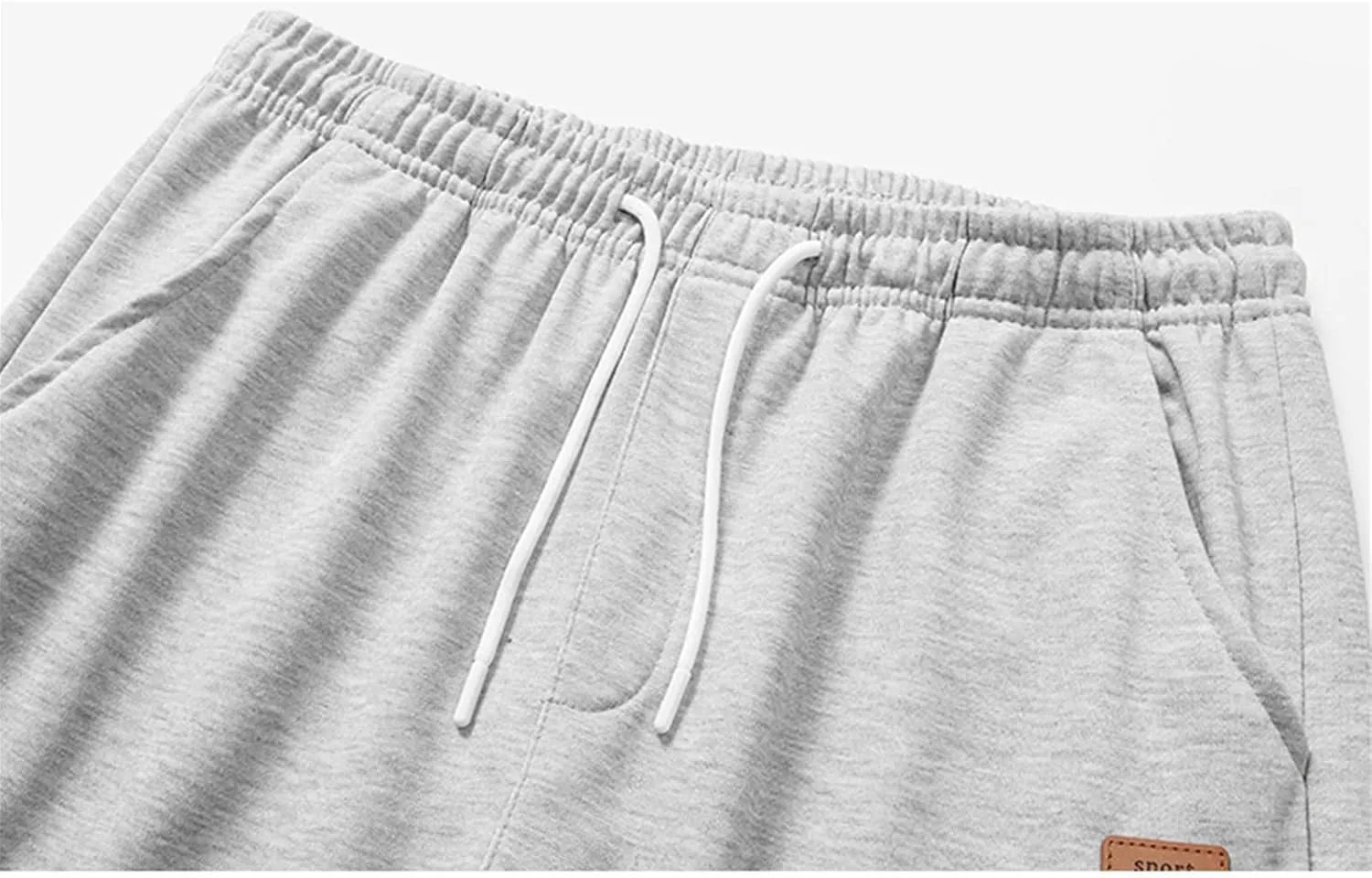 Mens Casual Athletic Sweatpants Drawstring Elastic Waist Solid Tapered Pants Outdoor Active Workout Jogger Track Pant