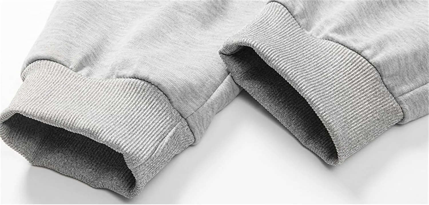 Mens Casual Athletic Sweatpants Drawstring Elastic Waist Solid Tapered Pants Outdoor Active Workout Jogger Track Pant