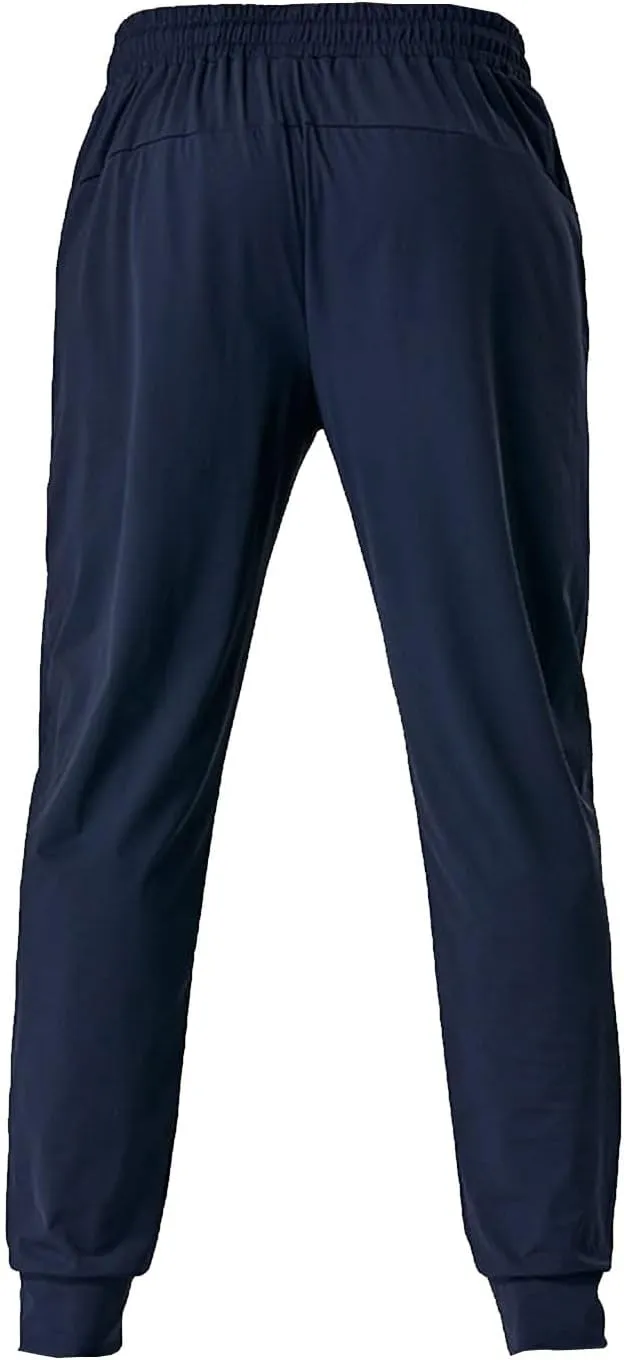 Mens Casual Joggers Pants Hiking Drawstring Athletic Running Workout Active Straight Leg Track Cargo Sweatpants