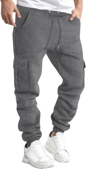 Mens Joggers Pants with Pockets Stretch Sweatpants Athletic Track Pants for Men Workout Running Gym Sweatpants