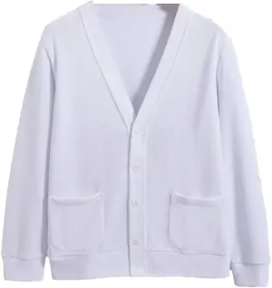 Men's Knitted Cardigan Sweater Casual V-Neck Cardigans Long Sleeve Button Down Sweaters
