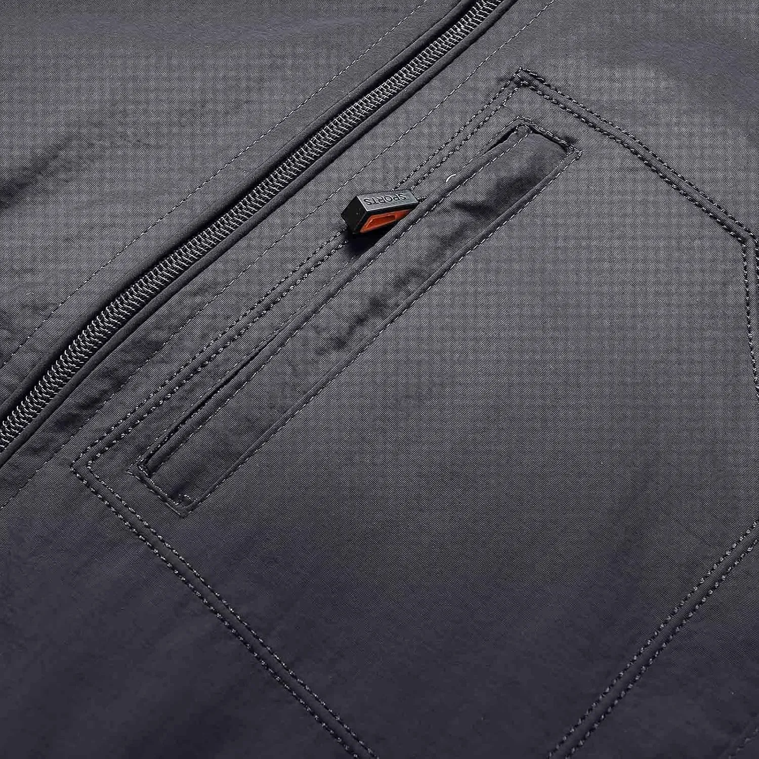 Mens Lightweight Waterproof Hooded Rain Jacket Outdoor Raincoat Shell Jacket Hiking Travel Mountain Sport Jacket Raincoat
