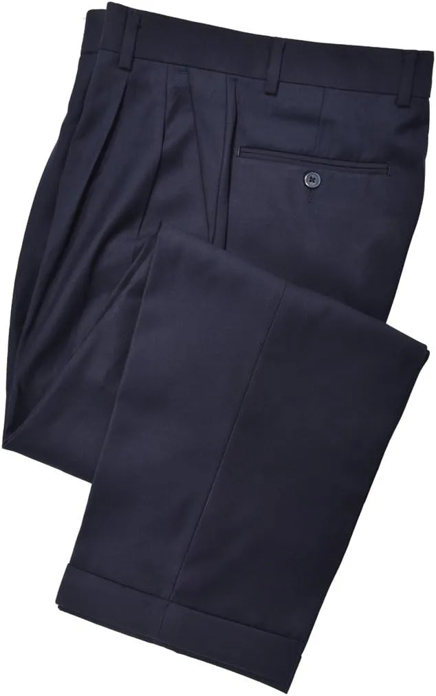 Men's Premium Regular Fit Pleated Dress Pants - Many Colors
