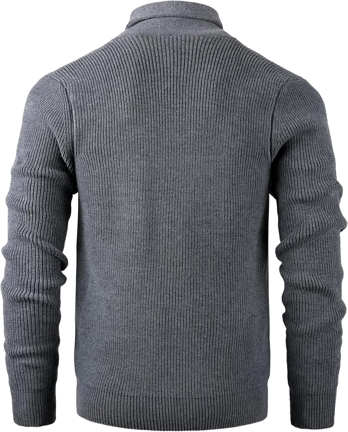 Mens Shawl Collar Cardigan Sweaters Button Down Cardigans with Pockets Cable Knitted Jackets Outwear