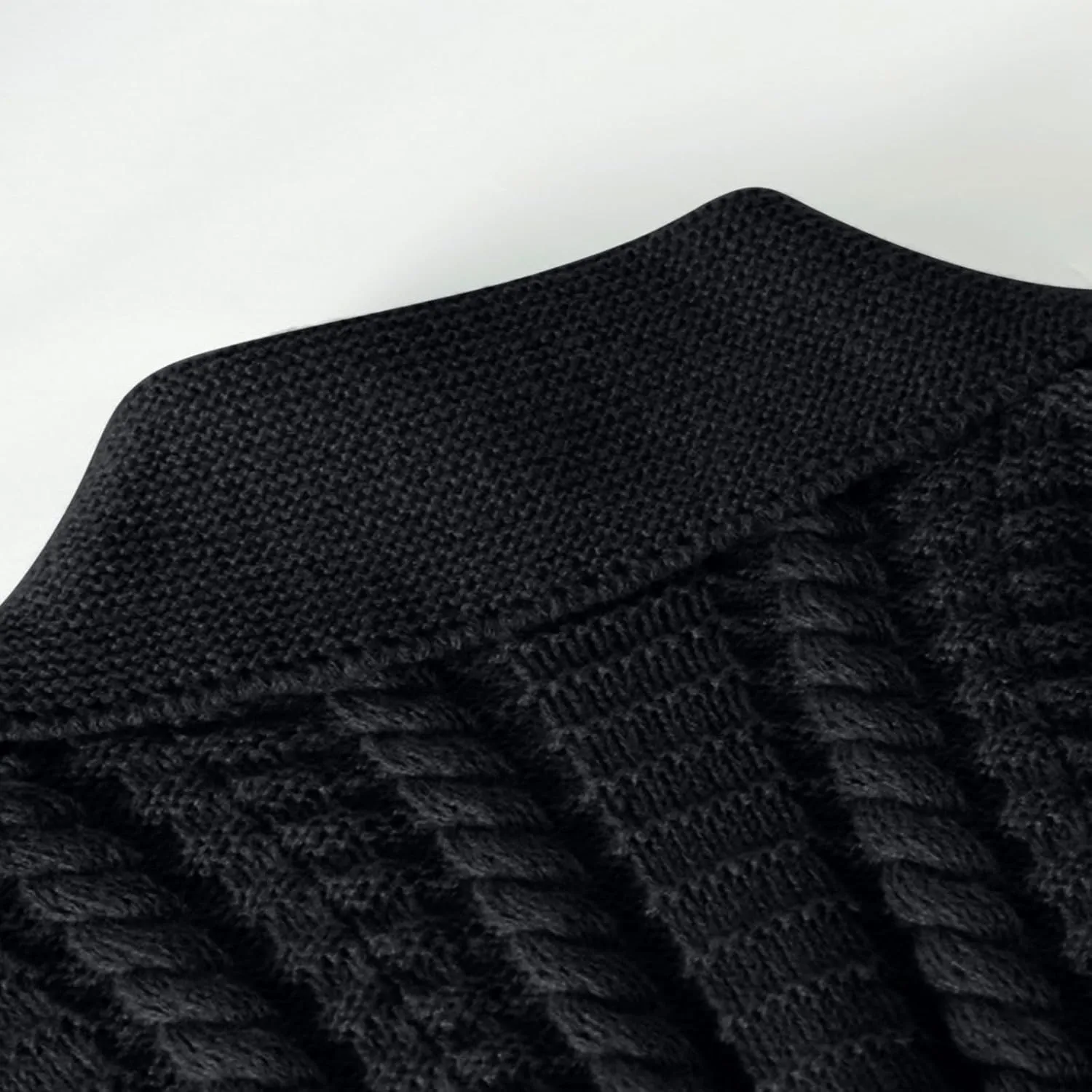 Mens Shawl Collar Cardigan Sweaters Button Down Open Front Knitwear Cable Knitted Ribbed Jackets Outwear Knit Sweater