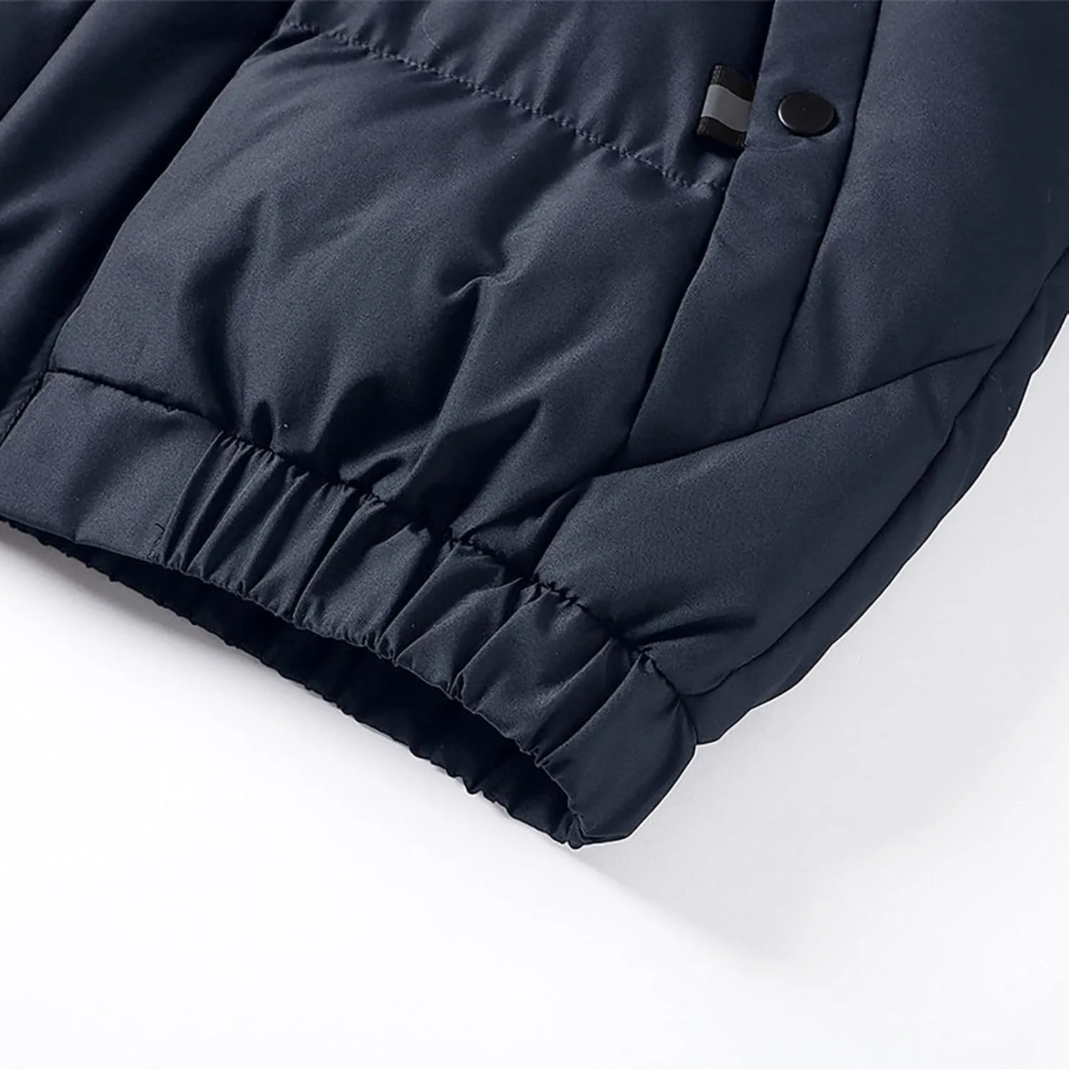 Men's Stand Collar Down Parka Jackets Men Winter Jacket Puffer Parka Coat Heavyweight Ski Jacket for Men Outwear
