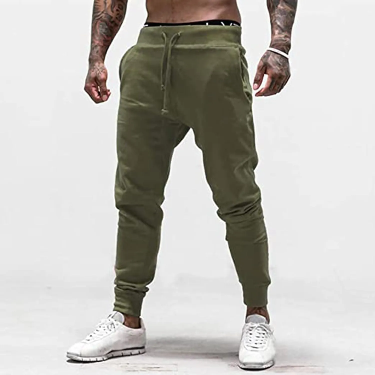 Mens Sweatpants Fashion Cargo Jogger Pants Athletic Chino Trousers Sweatpants Track Pants Men Man Casual Cargo Pants