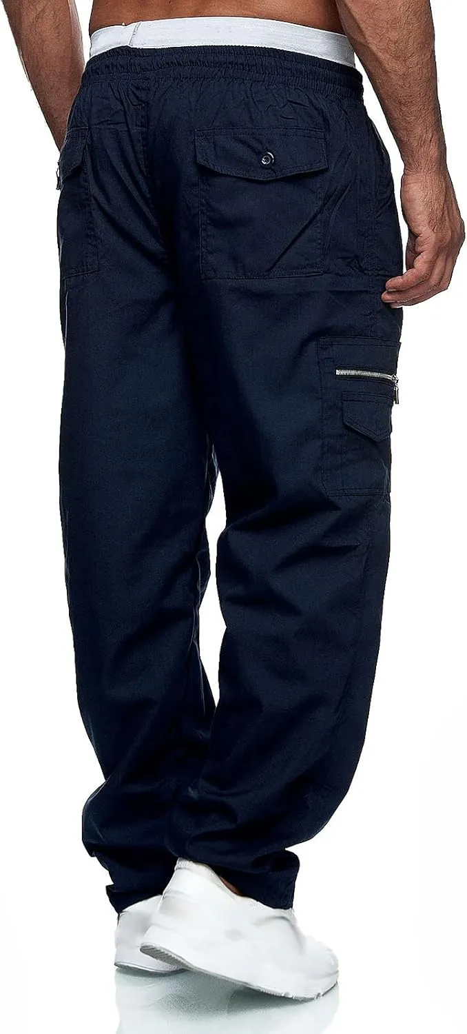 Mens Work Pants Stretch Flex Construction Cargo Pants with Pockets Outdoor Flexcamo - Tactical Waterproof Pants