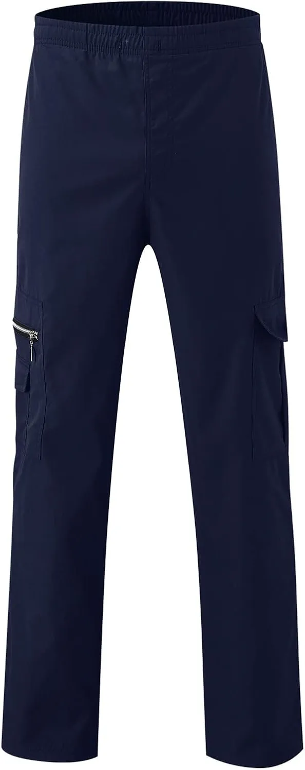 Mens Work Pants Stretch Flex Construction Cargo Pants with Pockets Outdoor Flexcamo - Tactical Waterproof Pants