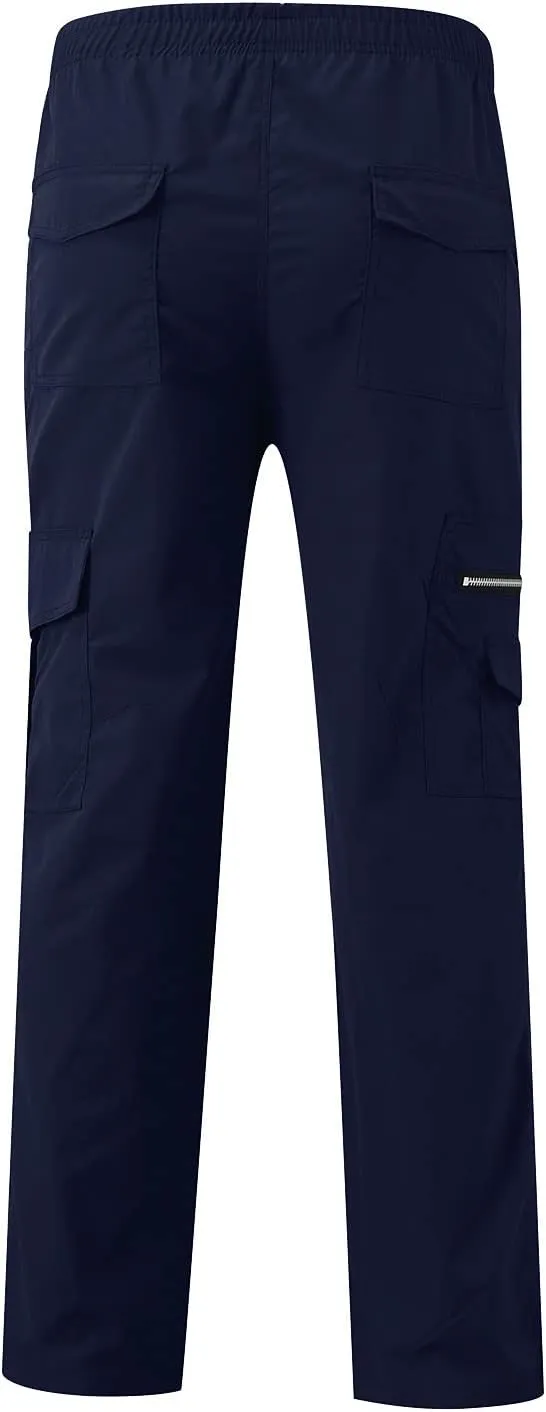 Mens Work Pants Stretch Flex Construction Cargo Pants with Pockets Outdoor Flexcamo - Tactical Waterproof Pants