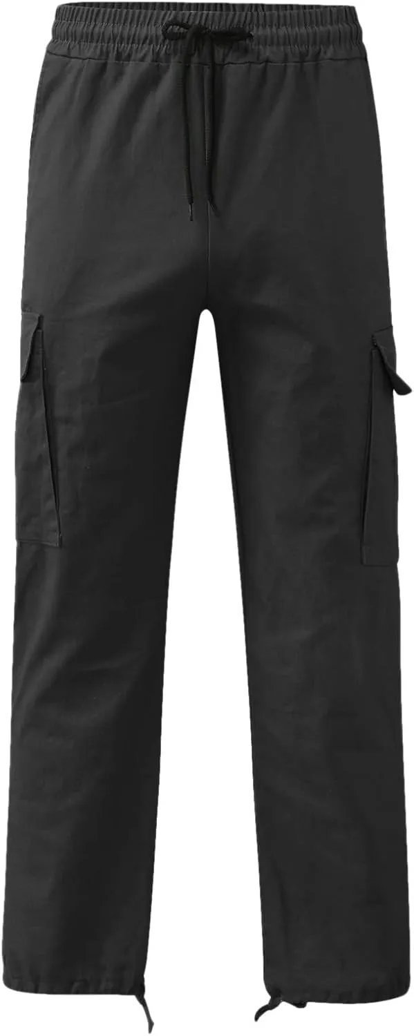 Mens Workout Cargo Sweatpants Heavyweight Mens Fashion Athletic Joggers Pants Sweatpants Trousers Cotton Cargo Pants