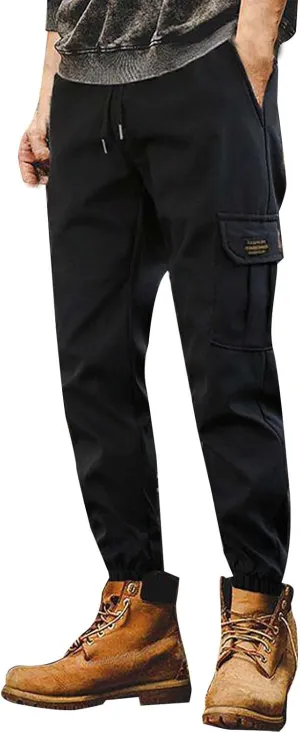Men's Workwear Pants Spring & Autumn Fashionable Cuffed Trousers Casual and Loose Fitting with American Pants for Men