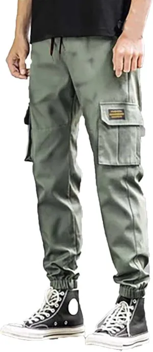 Men's Workwear Pants Spring & Autumn Fashionable Cuffed Trousers Casual and Loose Fitting with American Pants for Men